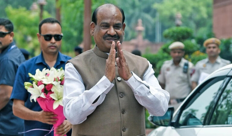 om birla news